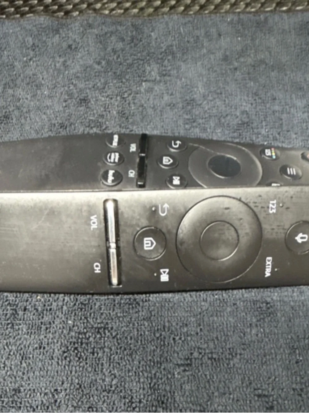 Samsung Black Slim TV Remote Duo with Streaming Shortcuts